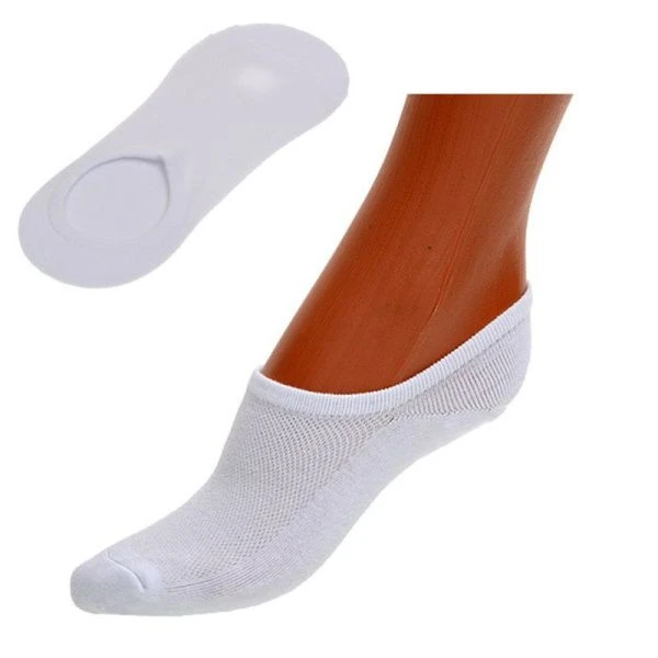 Носки женские р-р 36-41 белые K156 (40/100)