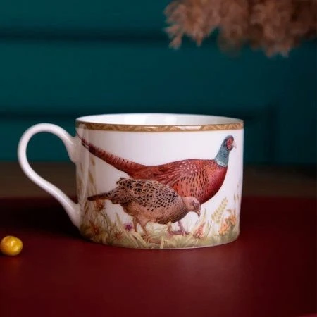 Чайный набор 2пр фарфор ОХОТА на 1 персону 300мл (36)