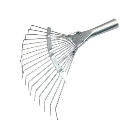 Грабли веерные проволочные оцинкованные малые 18 зубьев 35*35см металл С662 (10)