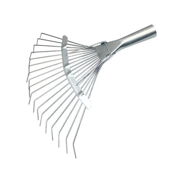 Грабли веерные проволочные оцинкованные малые 18 зубьев 35*35см металл С662 (10)