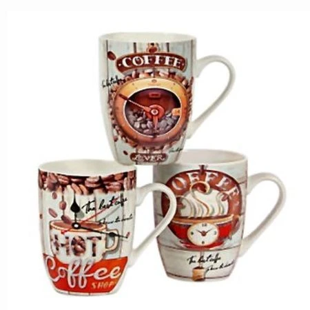 Кружка 340мл керамика бочка ВРЕМЯ КОФЕ BR12b/cc (12/48)