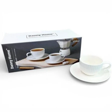 Кофейный набор 12пр фарфор Forma White на 6 персон 110мл 228г подар.уп BW22-10/JC-182