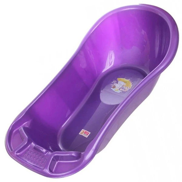 Ванночка детская 55л 100*51*27см пластик ДУНЯ new фиолетовый 12001 (5)