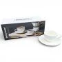 Кофейный набор 12пр фарфор Forma White на 6 персон 110мл 228г подар.уп BW22-10/JC-182