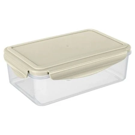 Контейнер пищевой СВЧ 1,1л пластик SMART LOCK светло-серый 200*130*70мм (28)