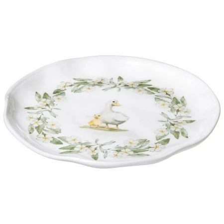 Тарелки мелкие набор 2шт 21*21,5*2,5см керамика Apple Garden десертные (18)