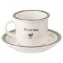Чайный набор 2пр фарфор Family House на 1 персону 200мл (2/24)