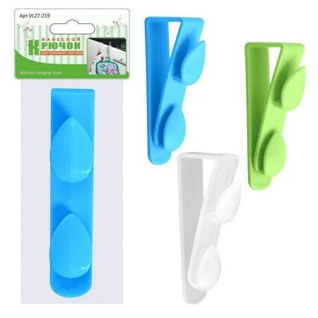 яяяКрючок навесной пластик 11*4см (12/144)