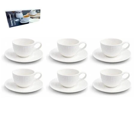 Чайный набор 12пр фарфор Forma White на 6 персон 220мл 385г подар.уп BW22-11/JC-1