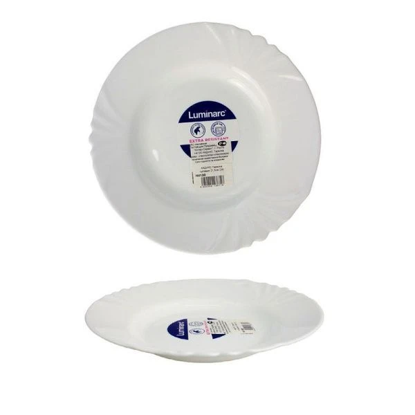 Тарелка глубокая 21,5см стеклокерамика КАДИКС (24)