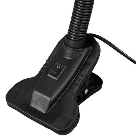 Лампа-прищепка с выключателем металл/пластик UT-123С белая 40Вт Е27, шнур 0,9м (70)