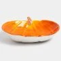 Блюдо секрвировочное 23см керамика Тыква Bright pumpkin оранжевое ANLAF-FDWS-031224-11