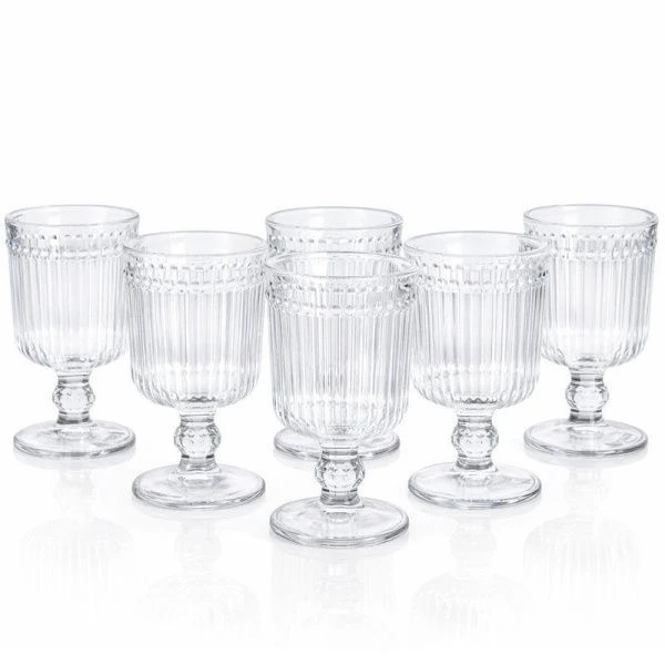 Рюмки набор 6шт 60 мл стекло на ножке прямая F207-1A (24)