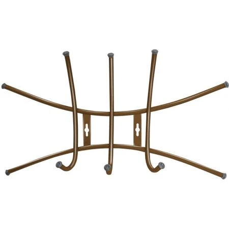 яяяВешалка 3 крючка настенная Ника-Премиум ВНП1 495*285*85мм медный антик (5)