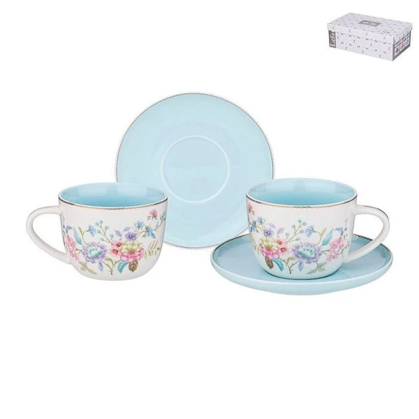 Чайный набор 4пр фарфор Blossom на 2 персоны 250мл (16)