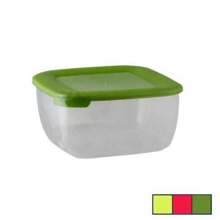 Контейнер пищевой 2,5л 200*200*100мм пластик ЛАЙТ квадратный (18)