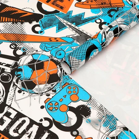 Бумага упаковочная глянцевая 70*100см Футбол (10) Бумага упаковочная глянцевая 70*100см Футбол (10)