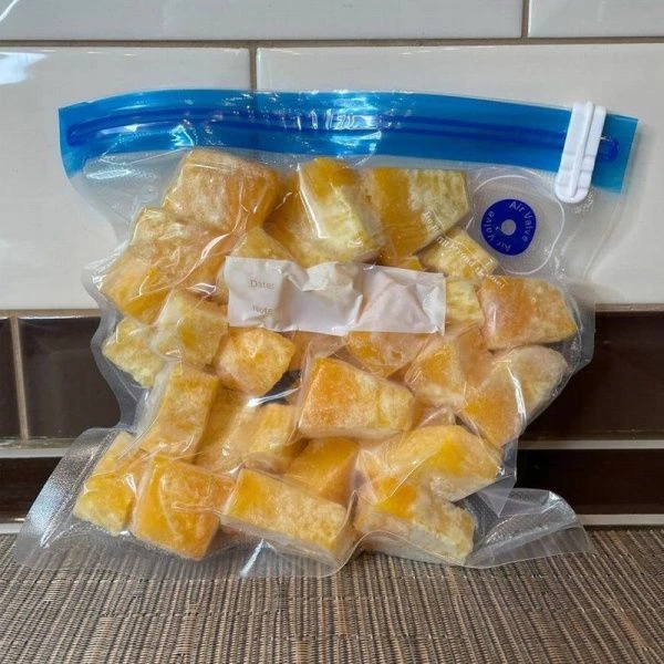 Пакет вакуумный многоразовый с замком zip-lock для хранения продуктов 21*22см VL80-480 (12/144)