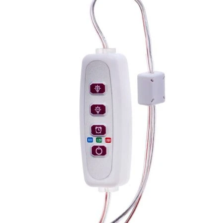 Фитосветильник светодиодный мультиспектральный в горшок 1 круг, 2Вт,5В, USB  Luazon (30)