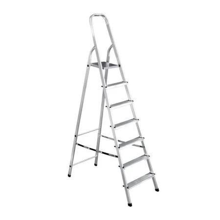 Стремянка 7 ступеней ал 2270*525*116мм до 150кг УФУК Dogrular (1)