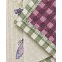 Салфетки набор 2шт 35*45см гобелен ПРИНЦЕССА зеленая клетка