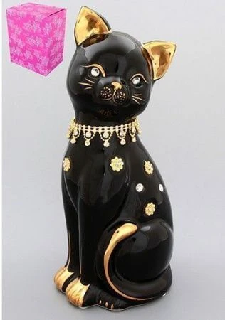 яяяФигурка Черная мурлыка 15*30см со стразами (8)