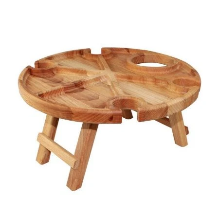 Столик складной сервировочный винный 1 d35см бук (5)