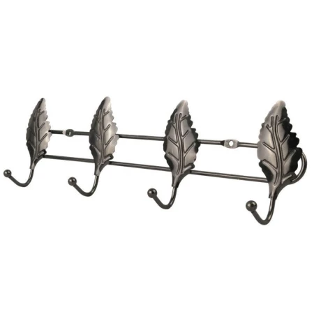 Вешалка 4 крючка Листок металл шоколадный металлик НР08-125/JC-9210 (96)