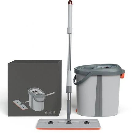Комплект для влажной уборки (ведро МОП швабра с пл.насадкой 38*12см) JK-187/JC-18031 в уп (8)