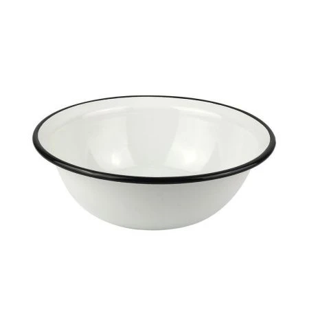 Миска 1л эмаль белая 40304-072 (20)
