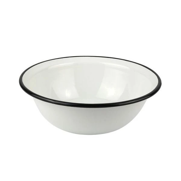 Миска 1л эмаль белая 40304-072 (20)