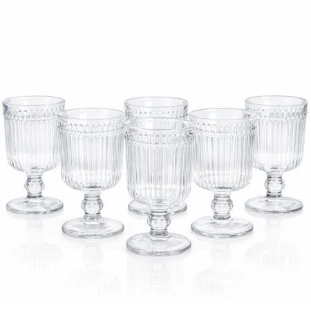 Рюмки набор 6шт 60 мл стекло на ножке прямая F207-1A (24)