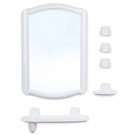 Набор для ванной комнаты БЕРРОССИ 46 (снежно-белый)