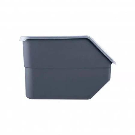 Контейнер для овощей 11,2л 323*220*217мм пластик серый (12)