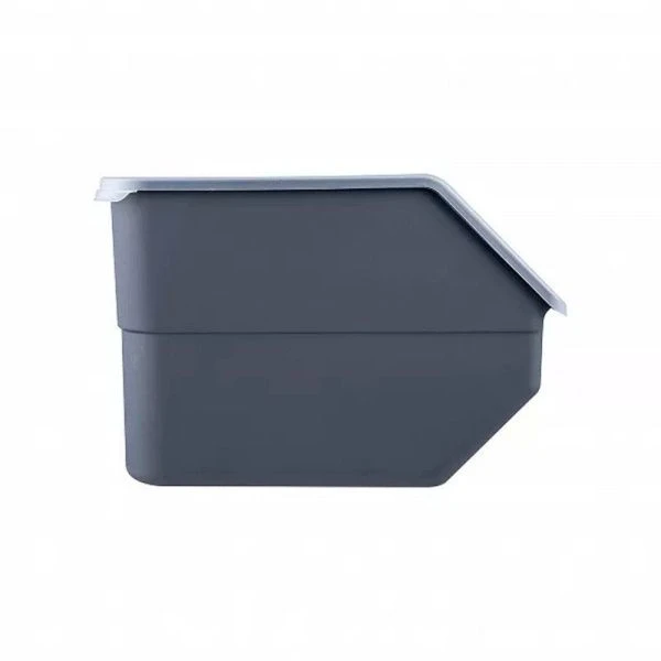 Контейнер для овощей 11,2л 323*220*217мм пластик серый (12)