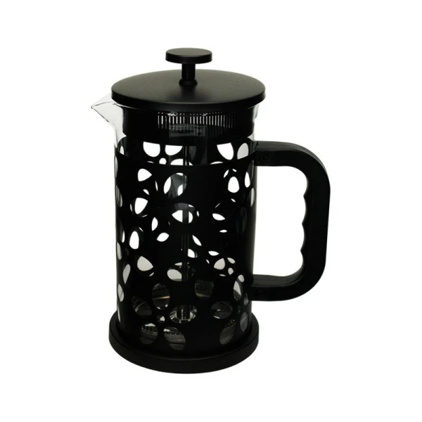 Френч-пресс 1л пластик/стекло Цветы JC-15537 (24)