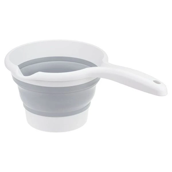 Ковш 1л 270*165*40мм пластик ФЛЕКС Смоки складной с ручкой (16)