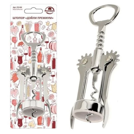 Штопор Дэйли хром упак Z13-66