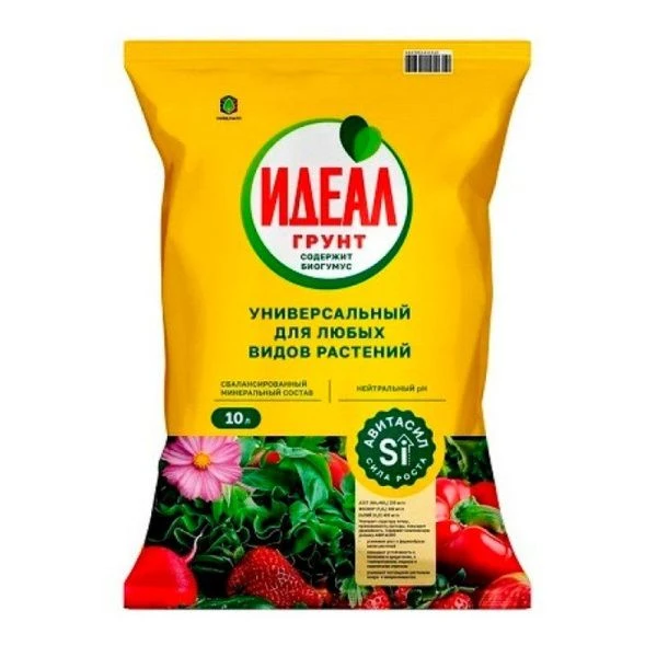 Грунт универсальный с авитасилом 10л ИДЕАЛ (5)