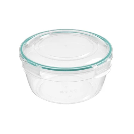 Контейнер пищевой 1,5л пластик прозрачный круглый герметичный (18) 221161518/02