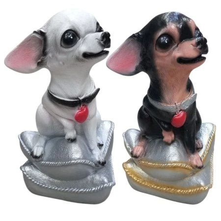 Копилка СОБАКА на подушке 17*18*33см гипс