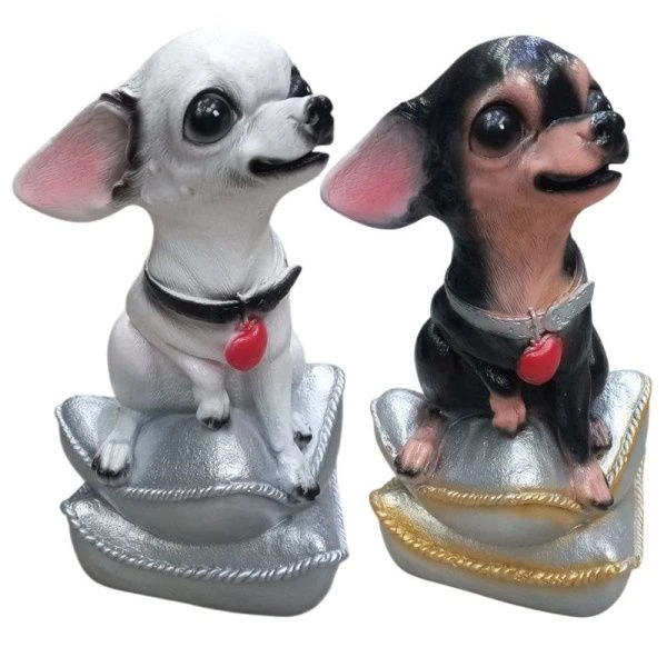 Копилка СОБАКА на подушке 17*18*33см гипс