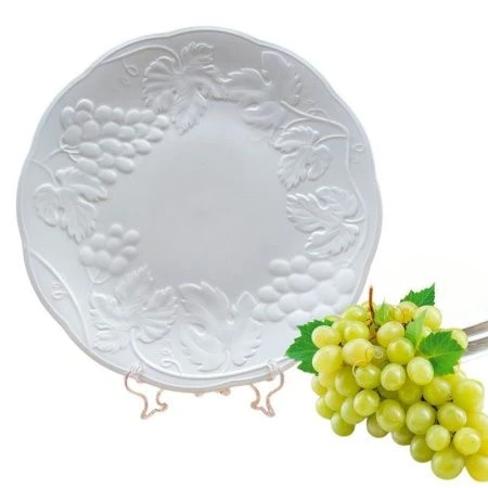 Тарелки мелкие набор 4шт 27см фарфор ВИНОГРАДНАЯ ЛОЗА обеденные (6)