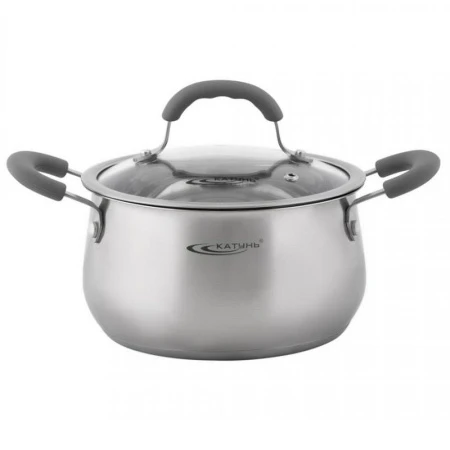 Кастрюля 2,8л нерж.сталь ВЕСТА D18см H10,5см КТ12-D-18 (8)