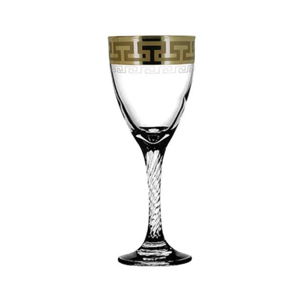 Бокалы для вина набор 6шт 205мл стекло ГРЕЧЕСКИЙ УЗОР EAV03-372/S/Z/6 (4)