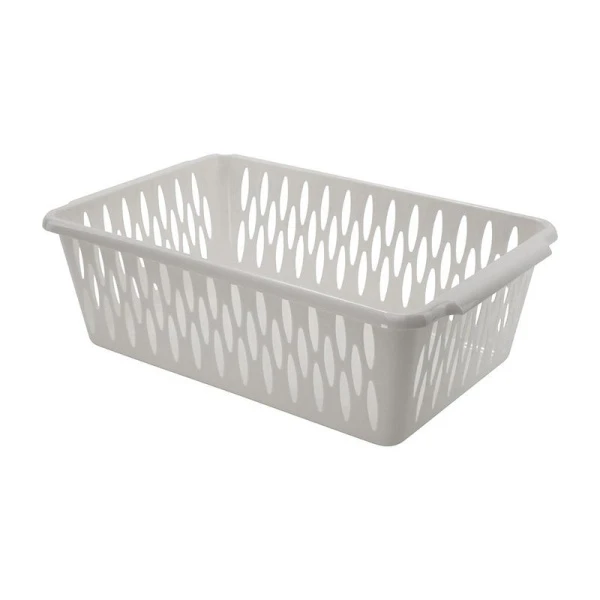 Корзинка 30*19,5*9,5см пластик Light M белое облако (39)
