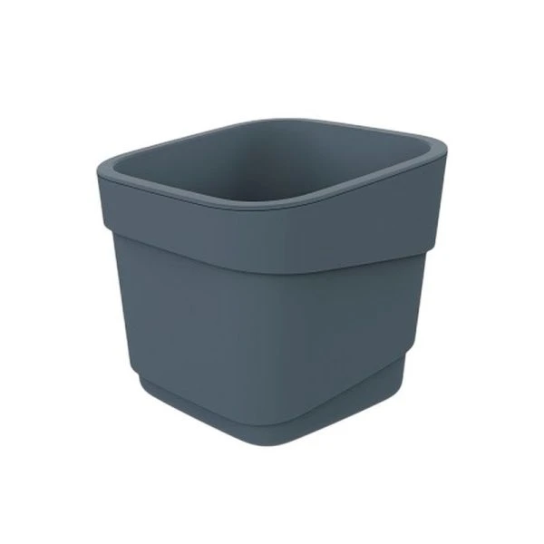 Горшок для цветов 2,2л d155мм h145,5мм пластик Hills серый (18)