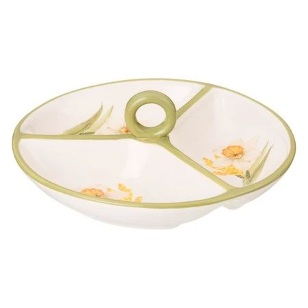 Менажница 3 Секции 22*22*7,5см керамика SUNDAY (16)