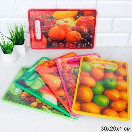 Доска разделочная 30*20*1см пластик GB-3-2 (48)