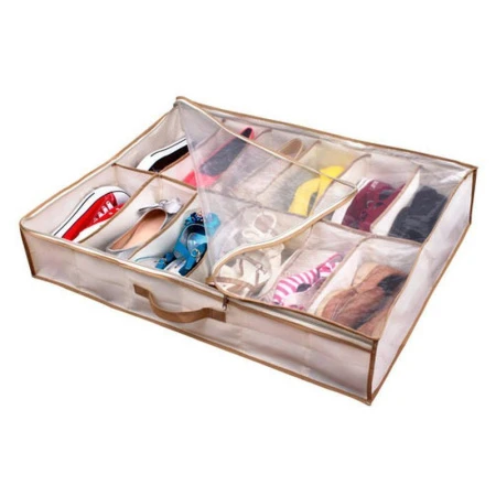 Кофр для хранения обуви спанбонд 65*55*13 JC-4205/60655 (60)